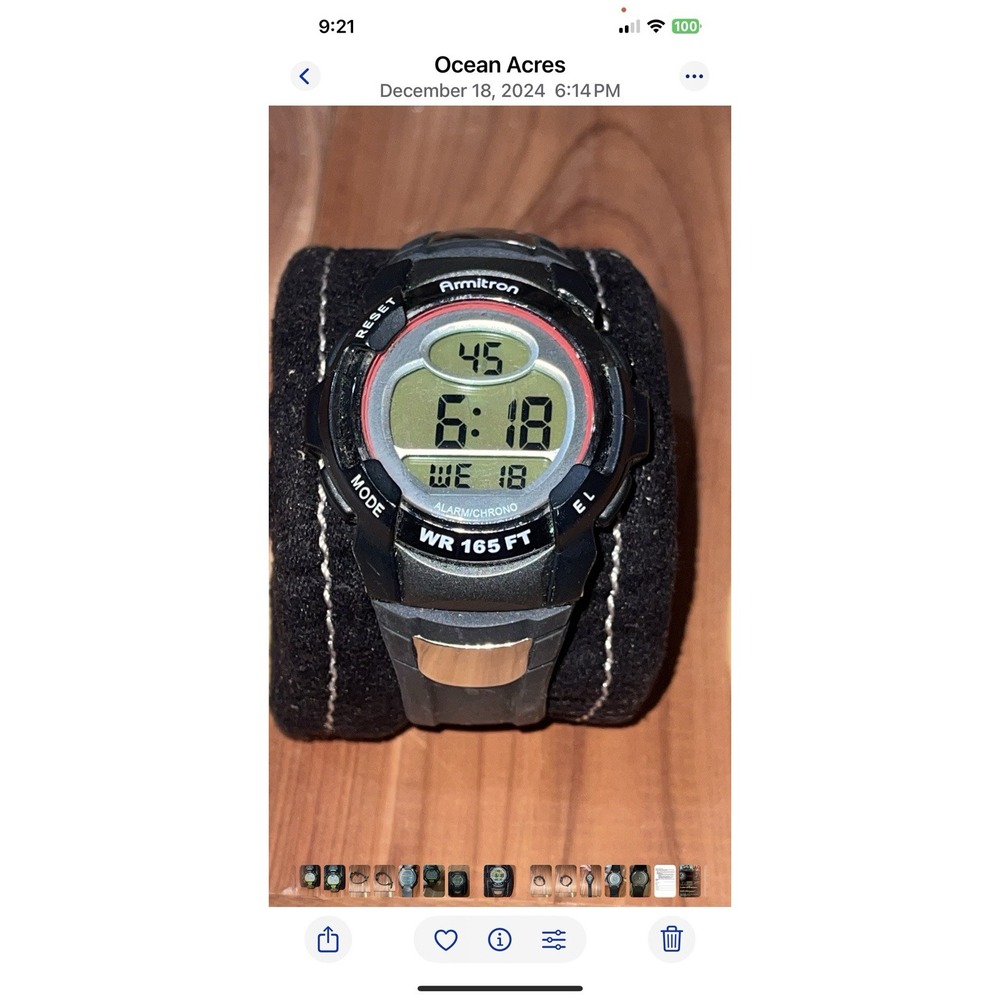 ARMITRON All-Sport 40/8089 Alarm Chrono Quartz Digital Men's Watch